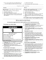 Preview for 12 page of KitchenAid KUBL204EPA Use & Care Manual