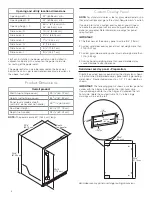 Preview for 4 page of KitchenAid KUBL214KSB Use And Care Manual And Installation Instruction