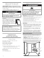 Предварительный просмотр 16 страницы KitchenAid KUBL214KSB Use And Care Manual And Installation Instruction