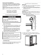 Preview for 6 page of KitchenAid KUBR204EPA Use & Care Manual