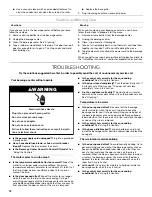 Preview for 12 page of KitchenAid KUBR204EPA Use & Care Manual