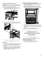 Preview for 31 page of KitchenAid KUBR204ESB00 Use & Care Manual