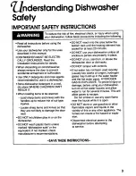 Preview for 3 page of KitchenAid KUD1230B Use And Care Manual