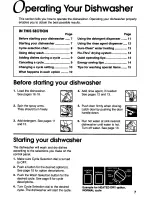 Preview for 7 page of KitchenAid KUD1230B Use And Care Manual