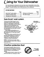 Preview for 19 page of KitchenAid KUD1230B Use And Care Manual