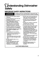 Preview for 3 page of KitchenAid KUDA23SB Use And Care Manual