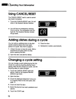 Preview for 12 page of KitchenAid KUDA23SB Use And Care Manual