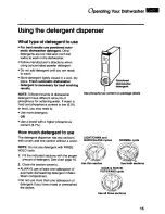 Preview for 15 page of KitchenAid KUDA23SB Use And Care Manual