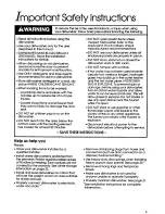 Preview for 3 page of KitchenAid KUDA23SY Use And Care Manual