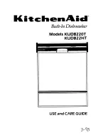 Preview for 1 page of KitchenAid KUDB220T Use And Care Manual