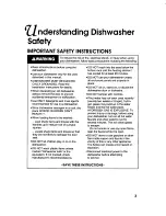 Preview for 3 page of KitchenAid KUDB230B Use And Care Manual