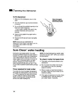 Preview for 14 page of KitchenAid KUDB230B Use And Care Manual