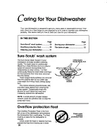 Preview for 20 page of KitchenAid KUDB230B Use And Care Manual