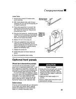 Preview for 25 page of KitchenAid KUDB230B Use And Care Manual