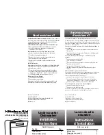 Preview for 12 page of KitchenAid KUDC Series Installation Instructions Manual