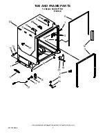 Preview for 7 page of KitchenAid KUDC03FTSS0 Parts List