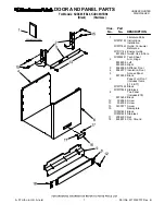 Предварительный просмотр 1 страницы KitchenAid KUDC03ITBL0 Parts List