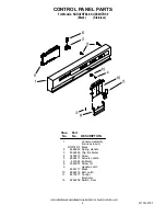 Предварительный просмотр 2 страницы KitchenAid KUDC03ITBL0 Parts List