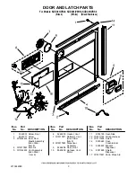 Предварительный просмотр 3 страницы KitchenAid KUDC03IVBL0 Parts List