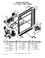 Preview for 3 page of KitchenAid KUDC03IVBL4 Parts Manual