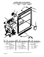 Preview for 3 page of KitchenAid KUDC20FVBL - ARCHITECT Series II Parts List