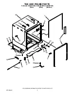 Preview for 5 page of KitchenAid KUDC20FVBL - ARCHITECT Series II Parts List