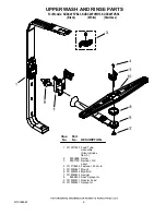 Preview for 9 page of KitchenAid KUDC20FVBL - ARCHITECT Series II Parts List