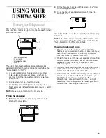 Preview for 11 page of KitchenAid KUDC25CH Use And Care Manual