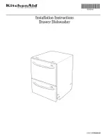 KitchenAid KUDD01DPPA0 Installation Instructions Manual preview