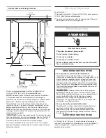 Preview for 4 page of KitchenAid KUDD01DSSS - ARCHITECT Series: 24'' Double Drawer Dishwasher Installation Instructions Manual