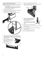 Preview for 12 page of KitchenAid KUDD01DSSS - ARCHITECT Series: 24'' Double Drawer Dishwasher Installation Instructions Manual