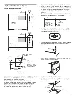 Preview for 13 page of KitchenAid KUDD01DSSS - ARCHITECT Series: 24'' Double Drawer Dishwasher Installation Instructions Manual