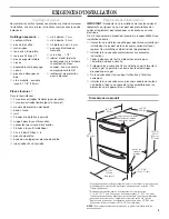 Preview for 19 page of KitchenAid KUDD01DSSS - ARCHITECT Series: 24'' Double Drawer Dishwasher Installation Instructions Manual