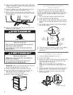 Preview for 24 page of KitchenAid KUDD01DSSS - ARCHITECT Series: 24'' Double Drawer Dishwasher Installation Instructions Manual