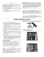 Preview for 6 page of KitchenAid KUDD01S Use & Care Manual