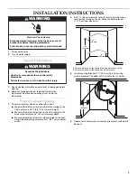 Preview for 7 page of KitchenAid KUDD03DTBL - Architect II 6 Cycle Installation Instructions Manual