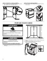 Preview for 8 page of KitchenAid KUDD03DTBL - Architect II 6 Cycle Installation Instructions Manual