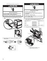 Preview for 12 page of KitchenAid KUDD03DTBL - Architect II 6 Cycle Installation Instructions Manual