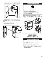 Preview for 23 page of KitchenAid KUDD03DTBL - Architect II 6 Cycle Installation Instructions Manual