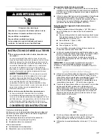 Preview for 37 page of KitchenAid KUDD03DTBL - Architect II 6 Cycle Installation Instructions Manual