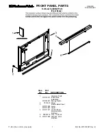 KitchenAid KUDD03DTPA10 Parts List preview