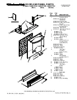 Preview for 1 page of KitchenAid KUDE03FTBL - 24 Inch Fully Integrated Dishwasher Parts List