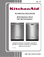 Preview for 1 page of KitchenAid KUDE20FB*0 Technical Education