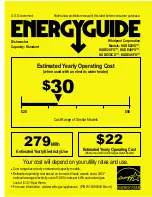 Preview for 1 page of KitchenAid KUDE20IXSS Energy Manual