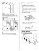 Preview for 23 page of KitchenAid KUDE40FXPA0 Installation Instructions Manual