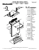 KitchenAid KUDE48FXBL0 Door And Panel Parts предпросмотр