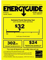 Preview for 1 page of KitchenAid KUDE48FXPA Energy Manual