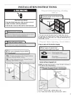 Предварительный просмотр 7 страницы KitchenAid KUDE48FXSP Installation Instructions Manual