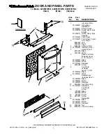 Preview for 1 page of KitchenAid KUDE60FVBL - Superba EQ Fully Integrated Dishwasher Wit Parts List