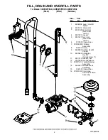 Preview for 4 page of KitchenAid KUDE60FVBL - Superba EQ Fully Integrated Dishwasher Wit Parts List